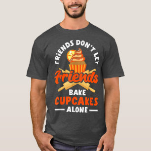 Camiseta Cupcake Baking Assar lover 1275
