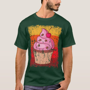 Camiseta Cupcake Baking Baker Bakery Vintage Retro 12
