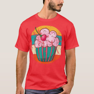 Camiseta Cupcake Baking Baker Bakery Vintage Retro 133
