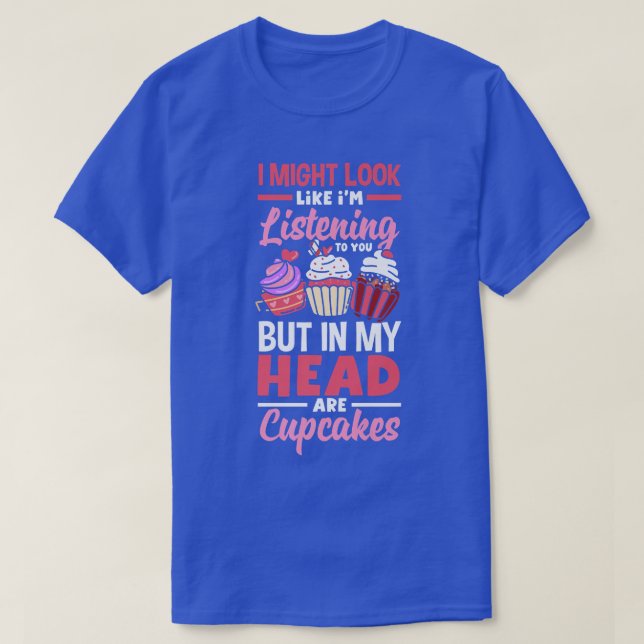 Camiseta Cupcake Baking Cut Lover (Frente do Design)