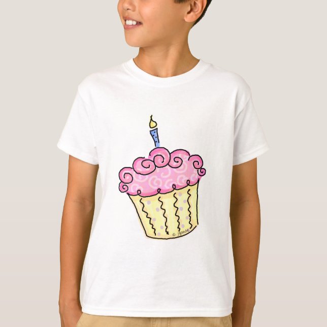 Camiseta Cupcake bonito (Frente)
