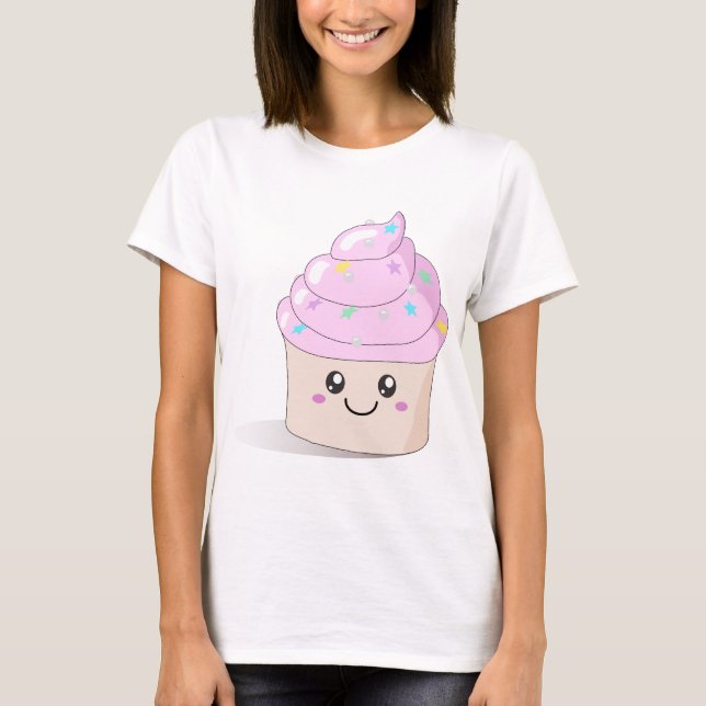 Camiseta Cupcake bonito (Frente)