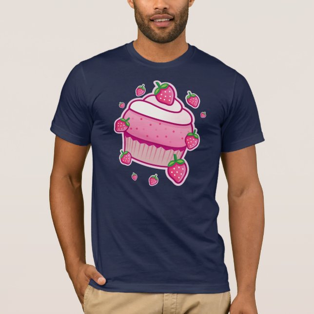 Camiseta cupcake da baga (Frente)