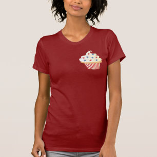 Camiseta cupcake de 4 de julho