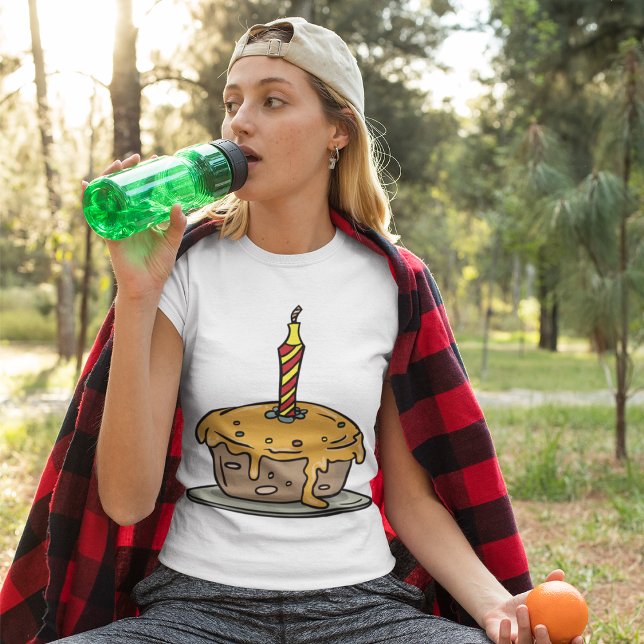 Camiseta Cupcake de aniversário T-Shirt (Criador carregado)