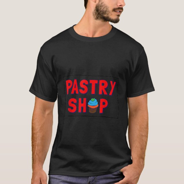 Camiseta Cupcake de Compro de pastelaria (Frente)