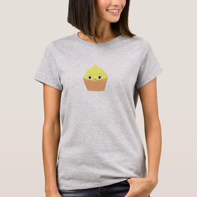 Camiseta Cupcake de limão de cartoon (Frente)