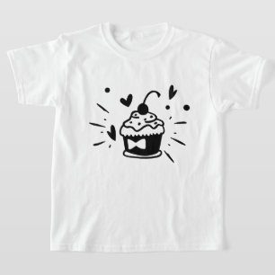 Camiseta cupcake de Mamãe giro