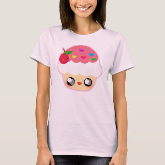 Camiseta Cupcake de morango
