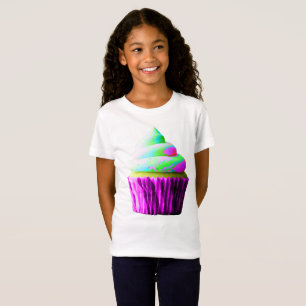 Camiseta Cupcake de néon