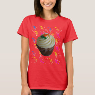 Camiseta Cupcake de Tremor de Cenoura com Confetti