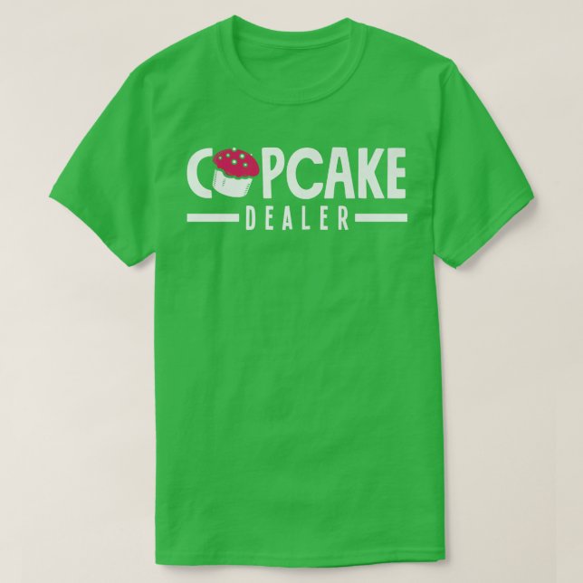 Camiseta Cupcake Dealer Baking Lover 1364 (Frente do Design)