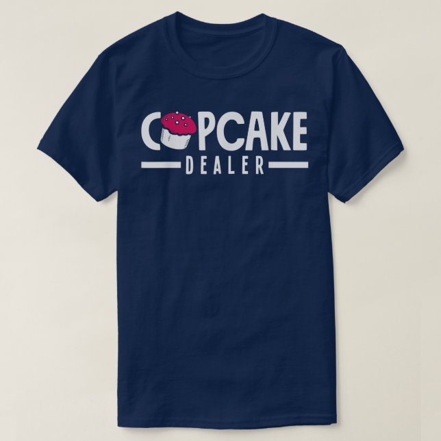 Camiseta Cupcake Dealer Baking Lover 1367 (Frente do Design)