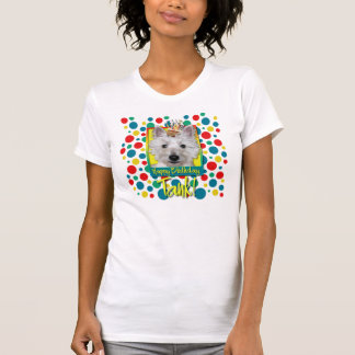 Camiseta Cupcake do aniversário - Westie - tanque