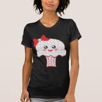 Cupcake do crânio de Kawaii