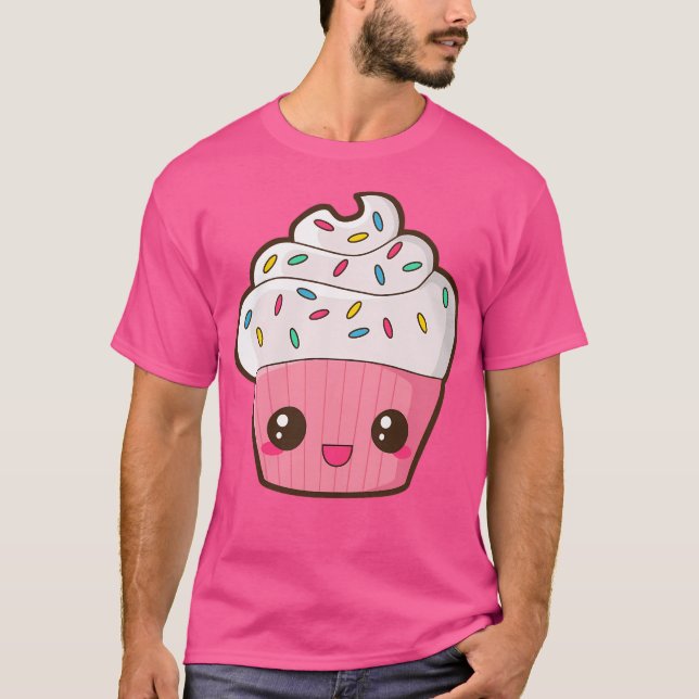 Camiseta Cupcake Feliz (Frente)