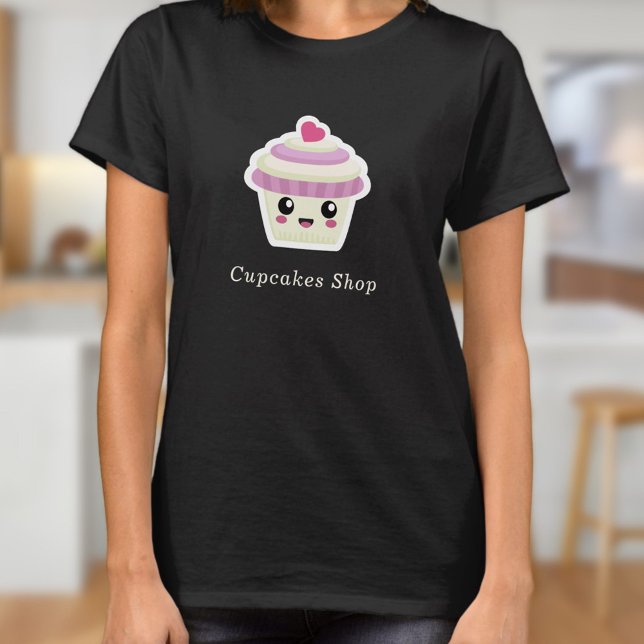 Camiseta Cupcake Kawaii (Cupcake Kawaii T-Shirt)