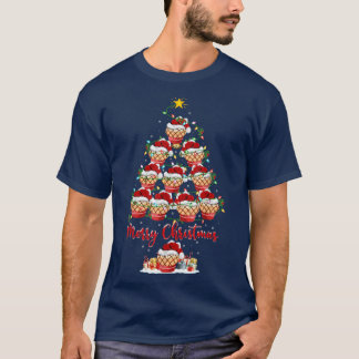 Camiseta Cupcake Lover Xmas Matando Papais noeis Cupcake Na