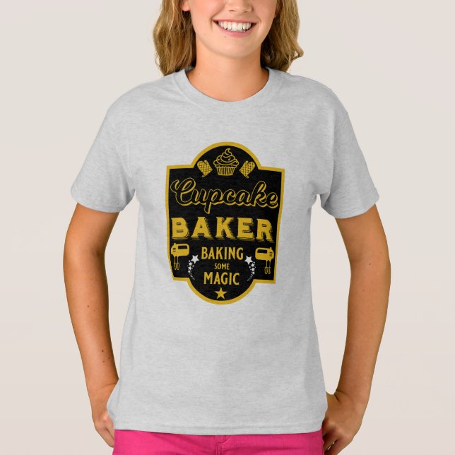Camiseta Cupcake Master Baker (Frente)