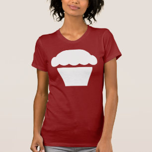 Camiseta cupcake/muffin simples