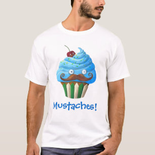 Camiseta Cupcake Mustached doce