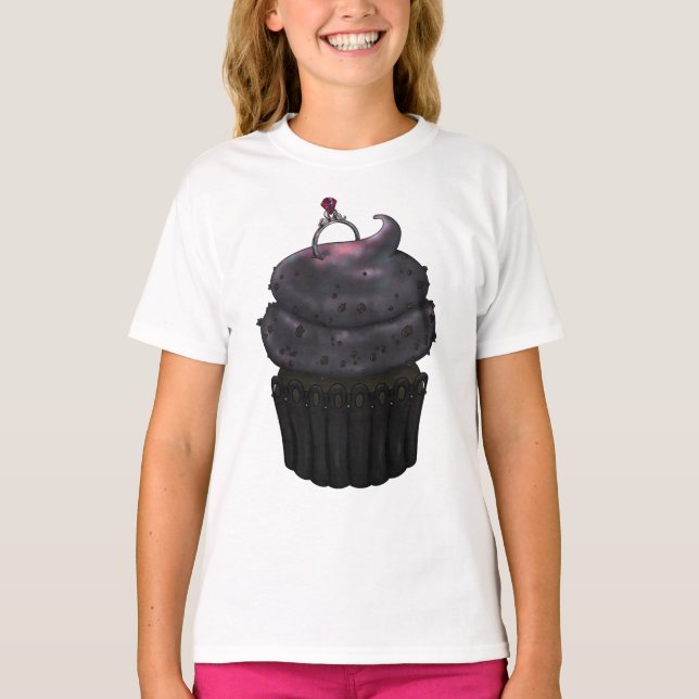 Camiseta Cupcake Noivado doce (Frente)