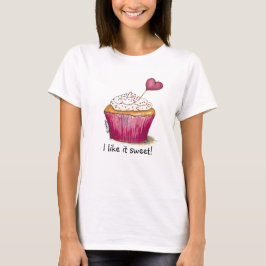 Camiseta Cupcake - o dia o mais doce