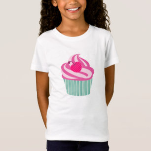 Camiseta Cupcake rosa WIth Bolinhas Cherry