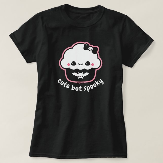 Camiseta Cupcake Spooky (Frente do Design)