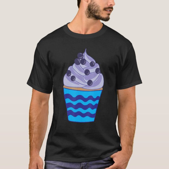 Camiseta Cupcake Testador de comidas - Pastelaria (Frente)