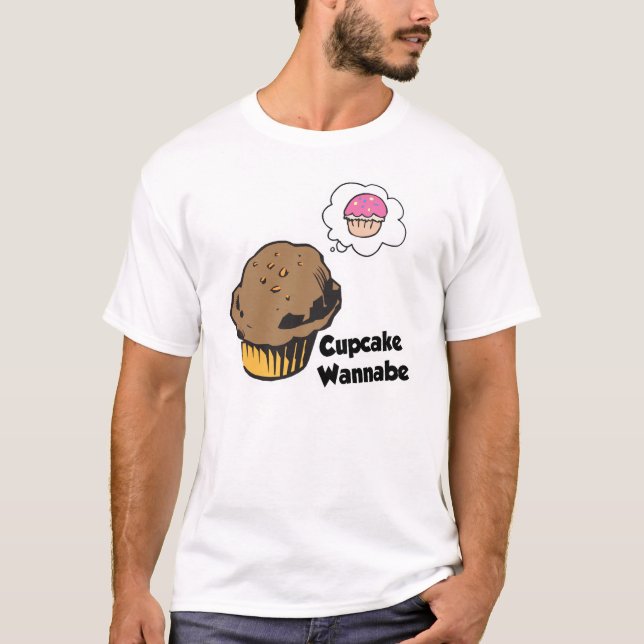 Camiseta Cupcake Wannabe Muffin (Frente)