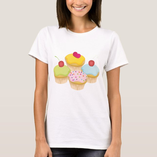 Camiseta Cupcakes (Frente)