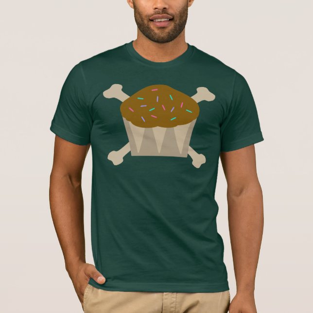Camiseta Cupcakes até o diafragma da morte (Frente)