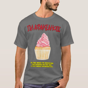 Camiseta Cupcakes Bakeaholds Fazendo Baker Engraçado Tet