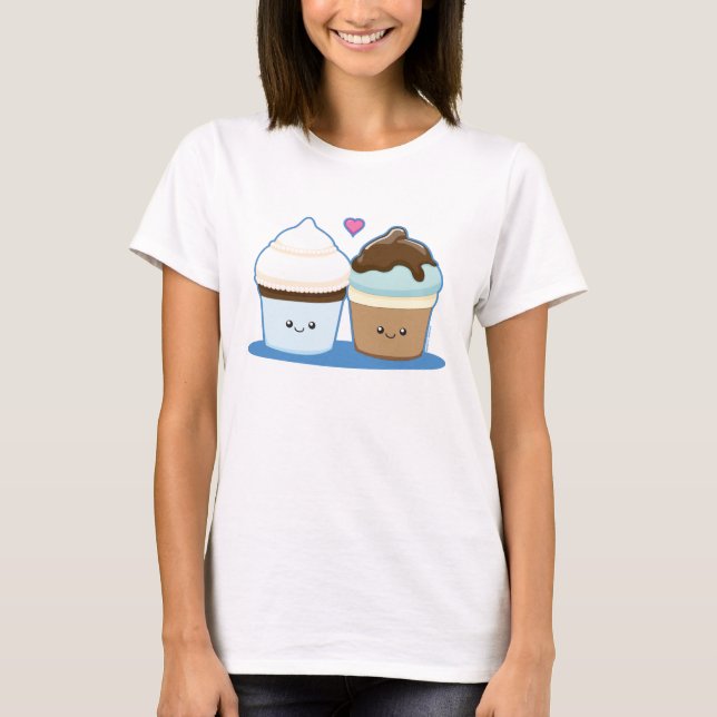 Camiseta Cupcakes de casamento (Frente)