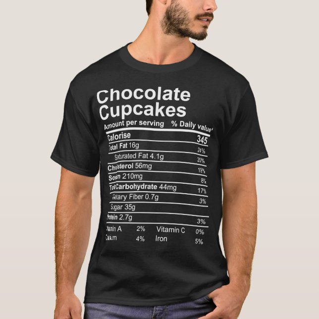 Camiseta Cupcakes de chocolate (Frente)
