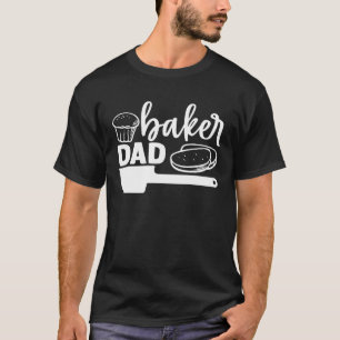 Camiseta Cupcakes De padaria, Pai-pastelaria