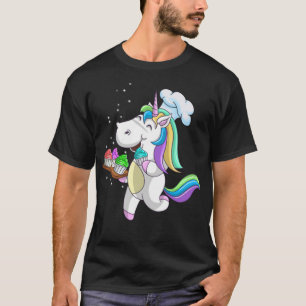 Camiseta Cupcakes legal do Unicórnio Fazendo  Engraçados