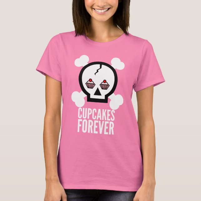 Camiseta Cupcakes para sempre! (Frente)