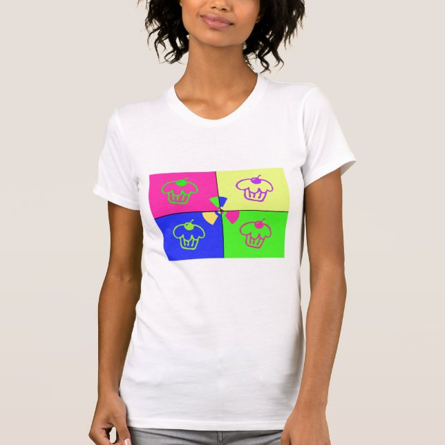 Camiseta Cupcakes radioativos (Frente)