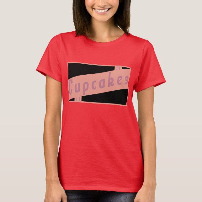 Camiseta cupcakes retrorreflectores (Frente)