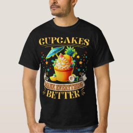 Camiseta Cupcakes tornam tudo melhor