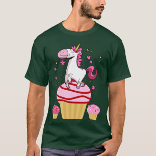 Camiseta Cupcakes Unicorn Cute Baking Unicorn245 magia