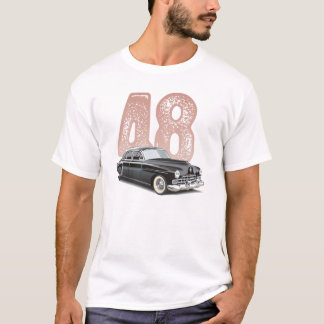 Camiseta Cupé 1948 do cadillac do vintage: Carro clássico