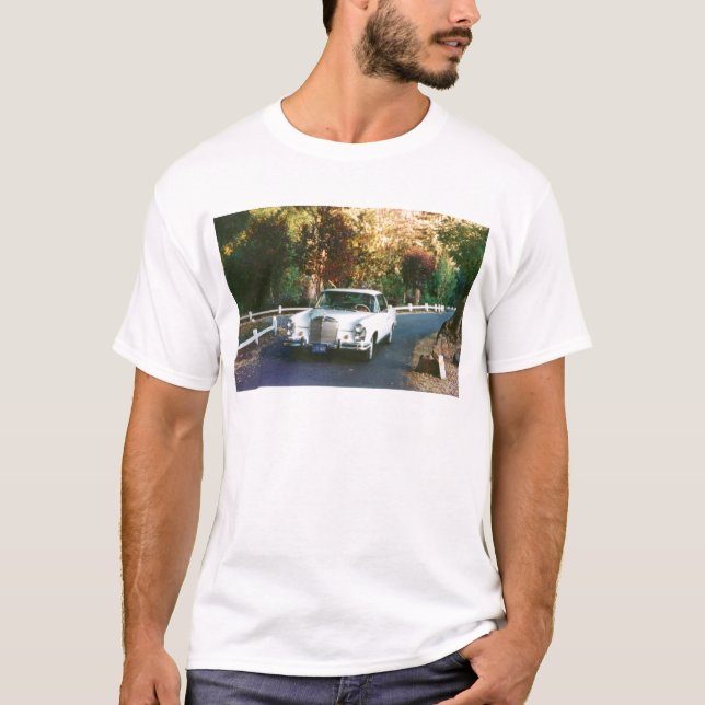Camiseta Cupé 1965 de Mercedes-Benz 220SEb (Frente)