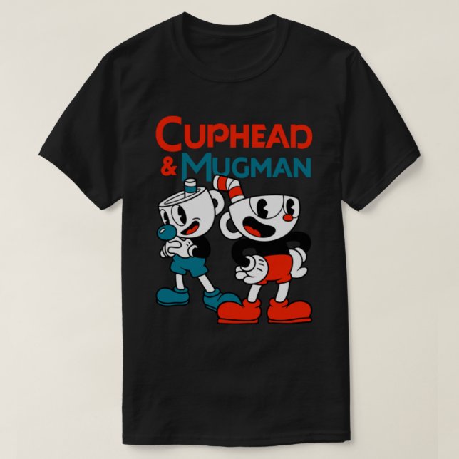 Camiseta Cuphead _amp_ Mugman - Cuphead (Frente do Design)