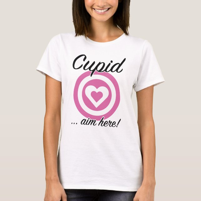 Camiseta Cupid Aim Aqui (Frente)