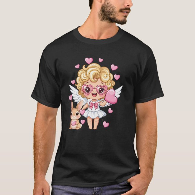 Camiseta Cupid and Bunny Dance (Frente)