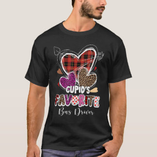Camiseta Cupid S Favorito De Ônibus Escolar Válvula De Xadr