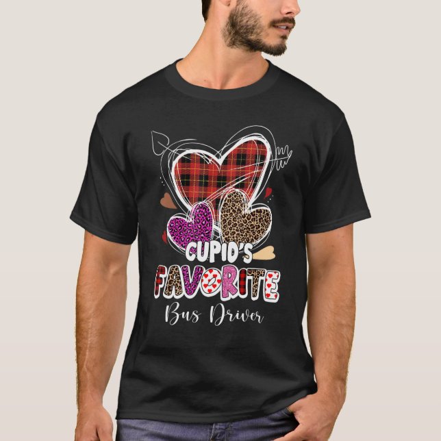 Camiseta Cupid S Favorito De Ônibus Escolar Válvula De Xadr (Frente)